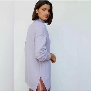 Anthropologie Lilac Turtleneck Sweater